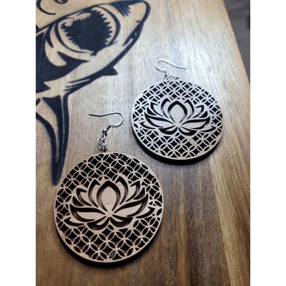 Lotus Mandala Earrings